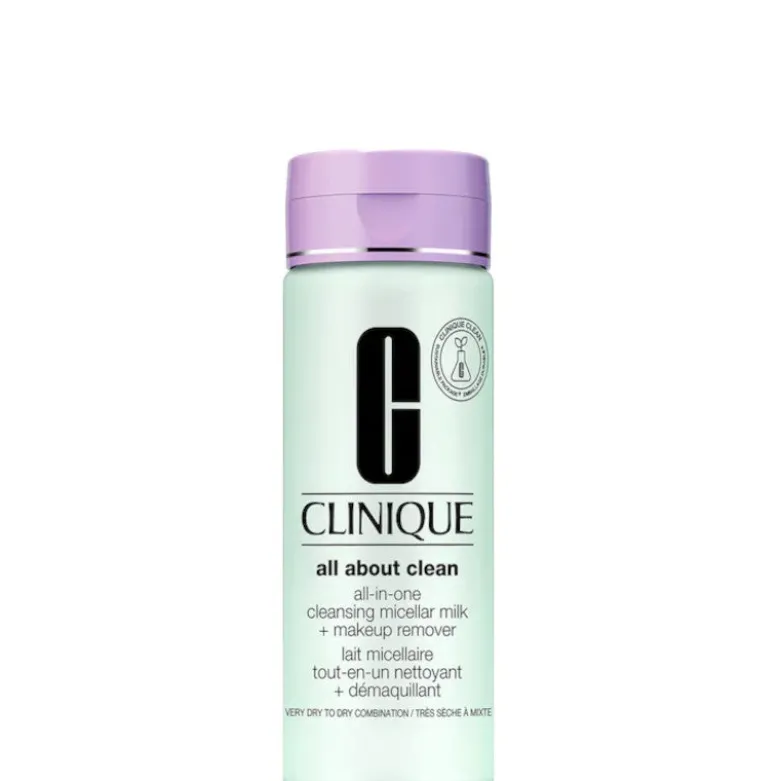 All About Clean - All-in-One Cleansing Micellar Milk + Make Up Remove Tipo 1 2 Pelli Secche e Miste 200 ML