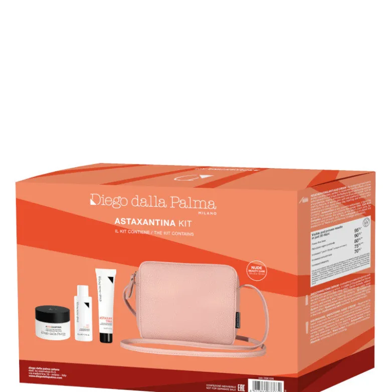 Astaxantina Kit 50 ML Crema Viso + 50 ML Tonico Siero Viso + 30 ML Crema Mani + Beauty Nude