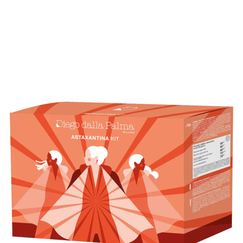 Astaxantina Kit 50 ML Crema Viso + 50 ML Tonico Siero Viso + 30 ML Crema Mani + Beauty Nude