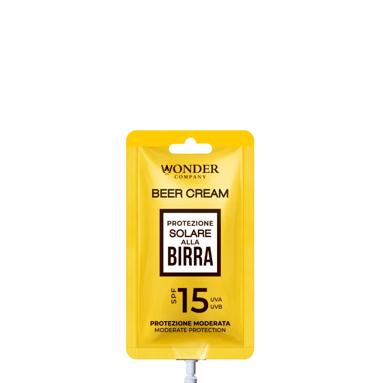 BEER CREAM - Protezione Solare alla Birra Viso/Corpo SPF 15