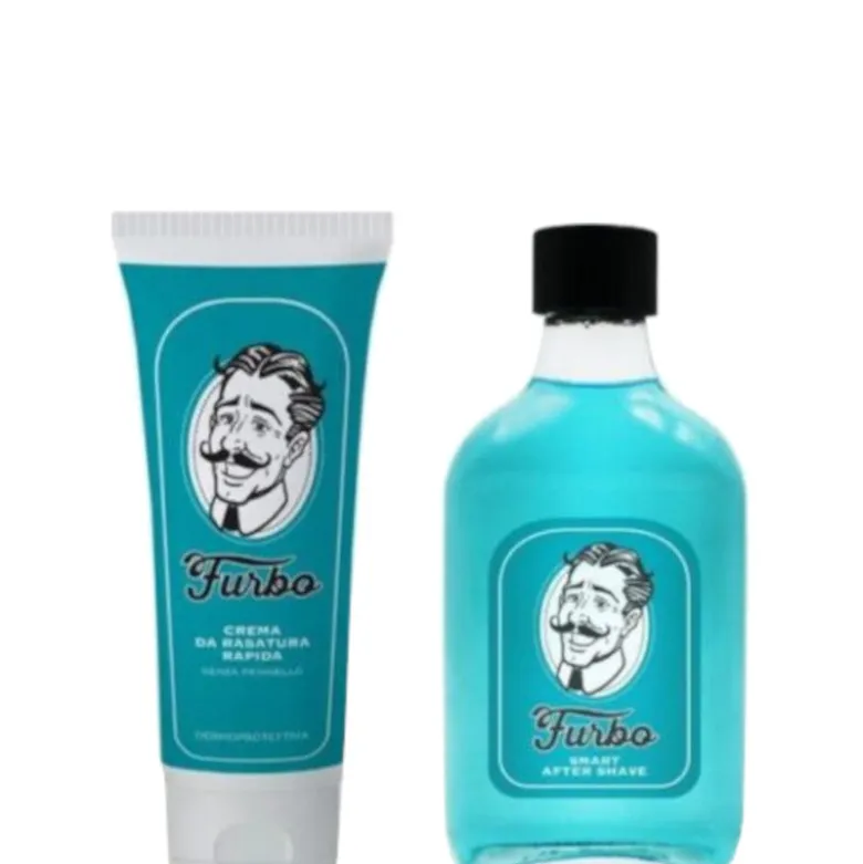 Crema da Rasatura Rapida + Lozione Dopobarba Confezione 100 ML Crema da Rasatura + 200 ML Lozione Dopobarba