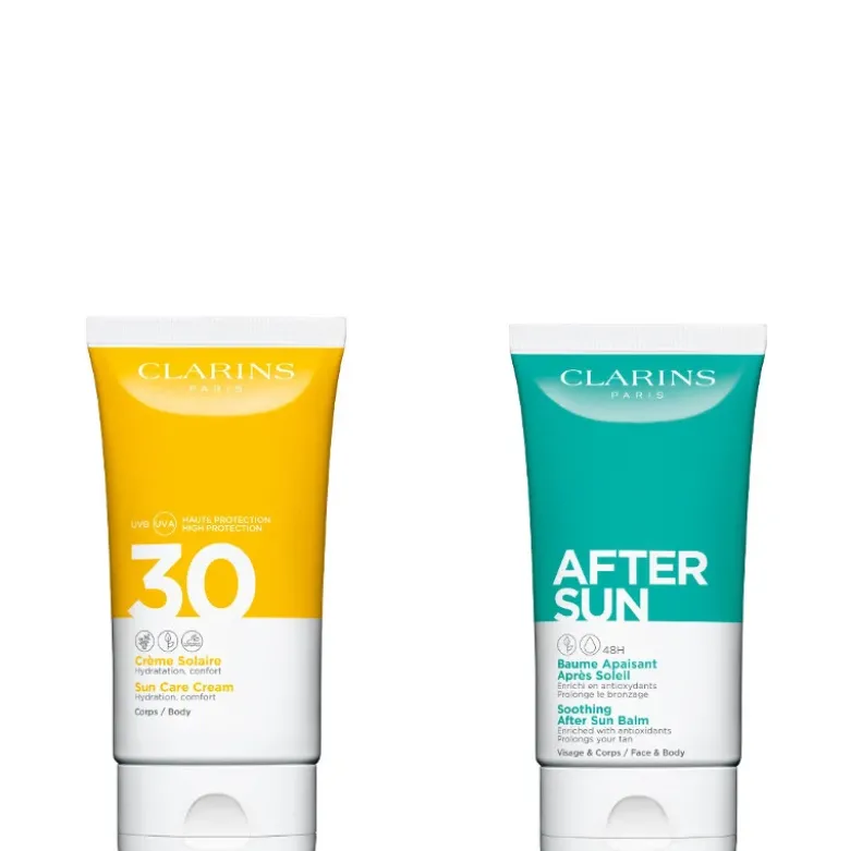 Crème Solaire SPF 30 + After Sun Confezione SUN TRAVEL 75 ML Crema Corpo SPF 30 + 75 ML Balsamo Doposole