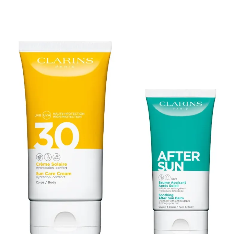 Crème Solaire SPF 30 + After Sun Confezione 150 ML Crema Corpo SPF 30 + 75 ML Balsamo Doposole
