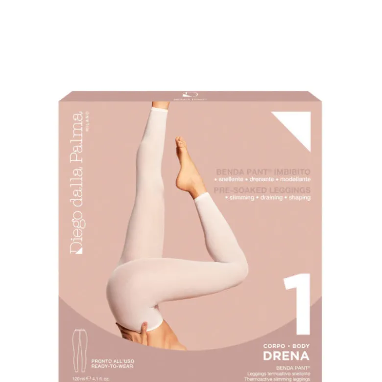 DRENA - BENDA PANT leggings termoattivo snellente BUSTA MONODOSE + PANTALONI IN CARTENE