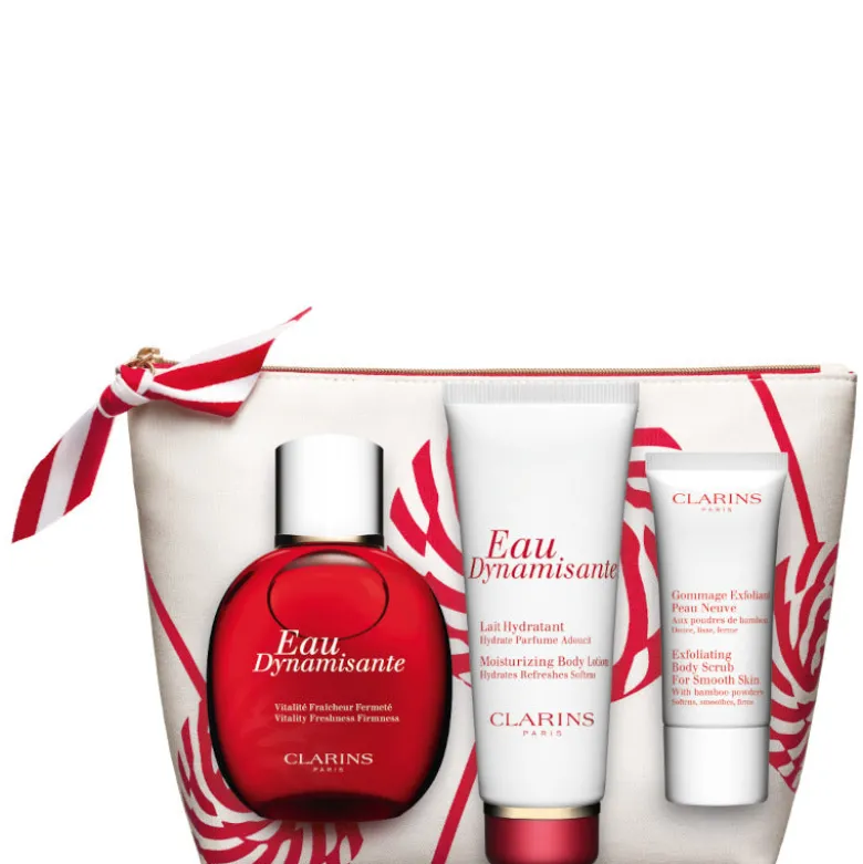 Eau Dynamisante - Acqua di Trattamento Confezione 100 ML Acqua Corpo + 100 ML Latte Corpo + 30 ML Gommage Corpo