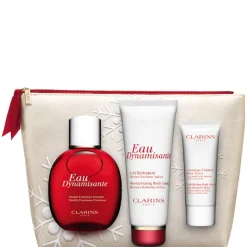 Eau Dynamisante Confezione 100 ML Acqua Profumata + 100 ML Body Cream + 30 ML Esfoliante Corpo