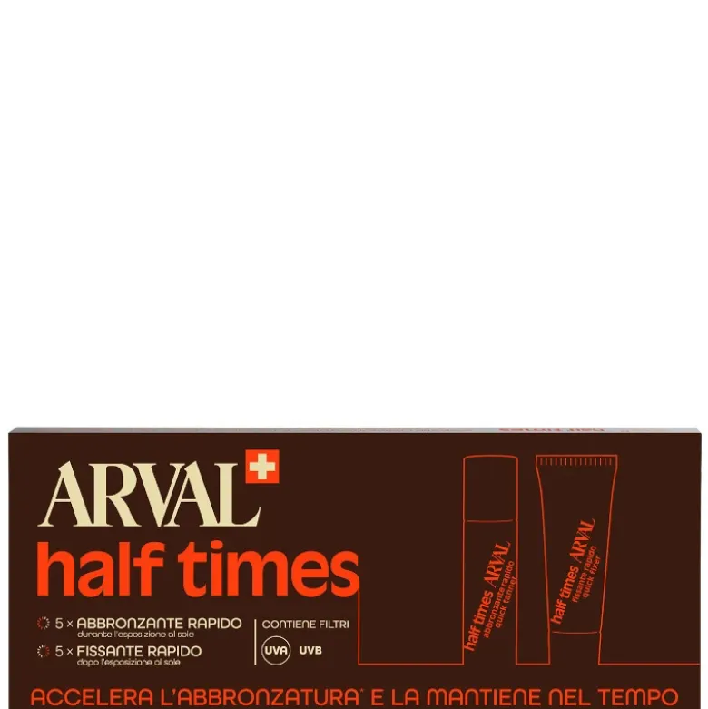 Half Times - SPF 6 5 x 10 ml Abbronzante Rapido + 5 x 10 ml Fissante Rapido
