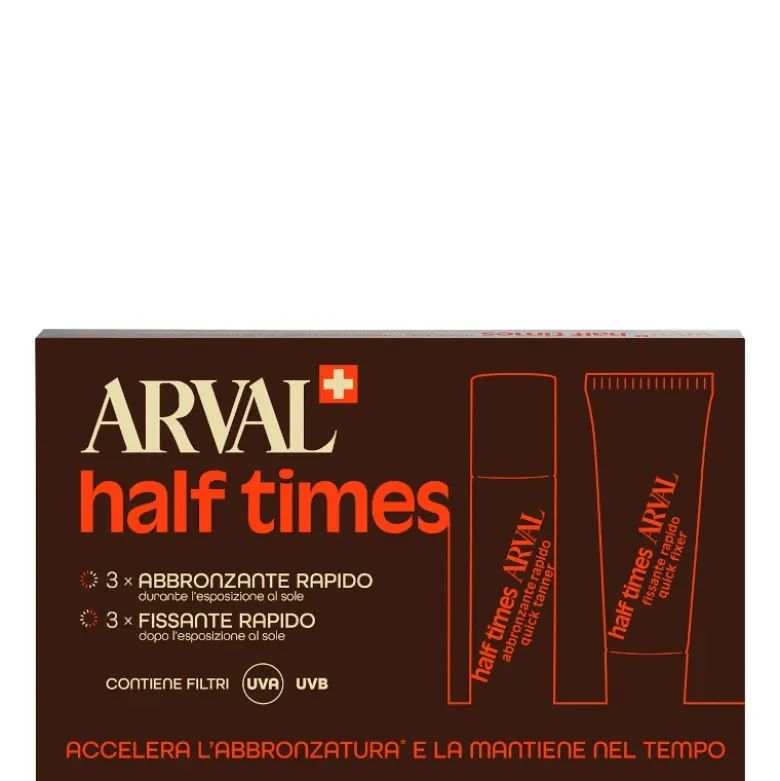 Half Times - SPF 6 3 x 10 ml Abbronzante Rapido + 3 x 10 ml Fissante Rapido