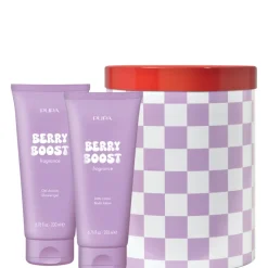 HAPPYBOX KIT 1 BERRY BOOST 200 ML Latte Corpo + 200 ML Gel Doccia