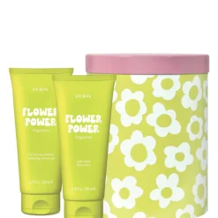HAPPYBOX KIT 2 FLOWER POWER 200 ML Gel Esfoliante Corpo + 200 ML Latte Corpo