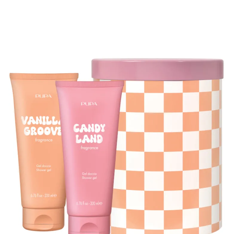 HAPPYBOX KIT 3 VANILLA GROOVE/CANDY LAND 200 ML X 2 Gel Doccia