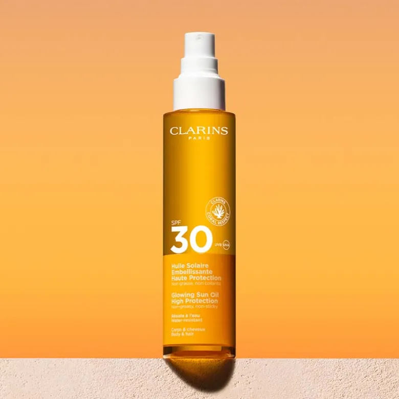 Huile Solaire Embellissante Haute Protection SPF 30
