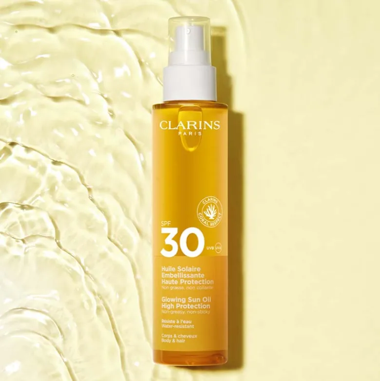 Huile Solaire Embellissante Haute Protection SPF 30
