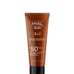 Hyal Sun - Crema Solare SPF 50+ 2 in 1 Viso/Corpo 125 ML