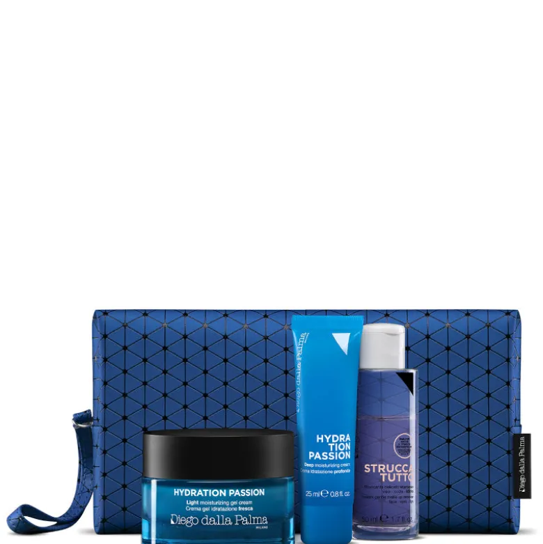 Hydration Passion Kit 50 ML Crema Gel Viso + 25 ML Crema Idratazione Viso + 50 ML Struccante Delicato Viso