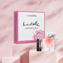 La Vie est belle Eau de Parfum Refillable Happiness Box 50 ML Eau de Parfum + mini mascara Hypnose nero