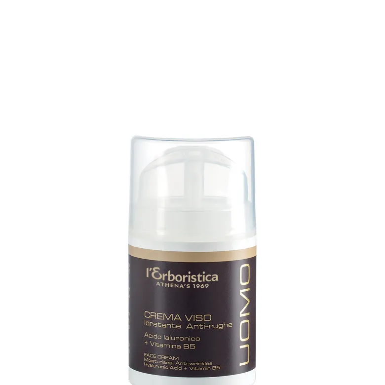 L'Erboristica Acido Ialuronico e Vitamina B5 Crema Viso UOMO