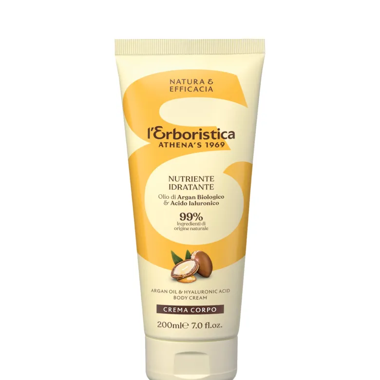 L'Erboristica Olio di Argan Biologico e Acido Ialuronico Crema Corpo