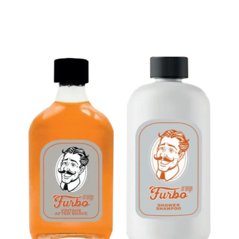 Lozione Dopobarba + Shower Shampoo Vintage Orange Confezione 200 ML Lozione Dopobarba + 500 ML Shower Shampoo