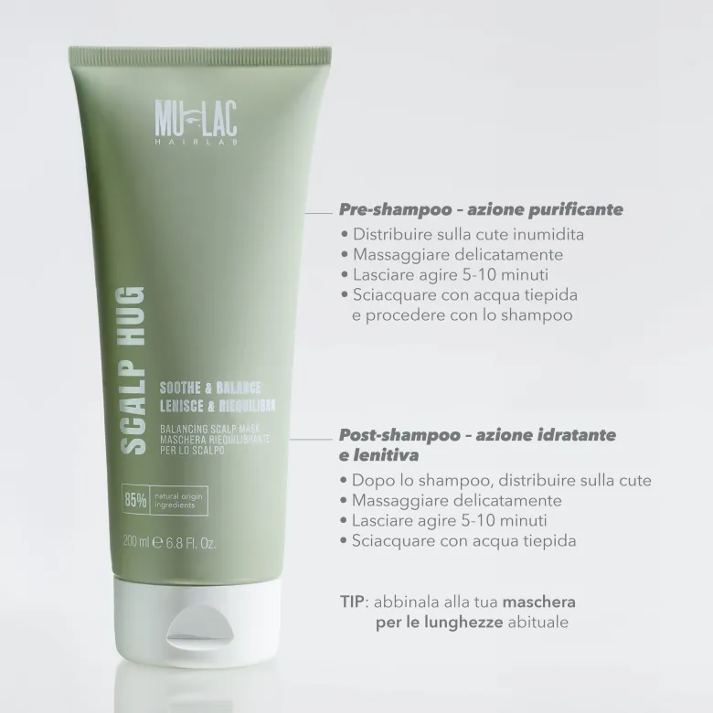 Mulac Scalp Hug Maschera Riequilibrante per lo Scalpo