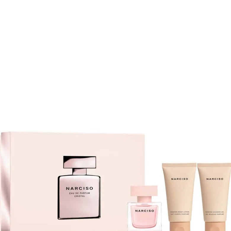 Narciso Cristal Confezione 50 ML Eau de Parfum + 50 ML Body Lotion + 50 ML Shower Gel