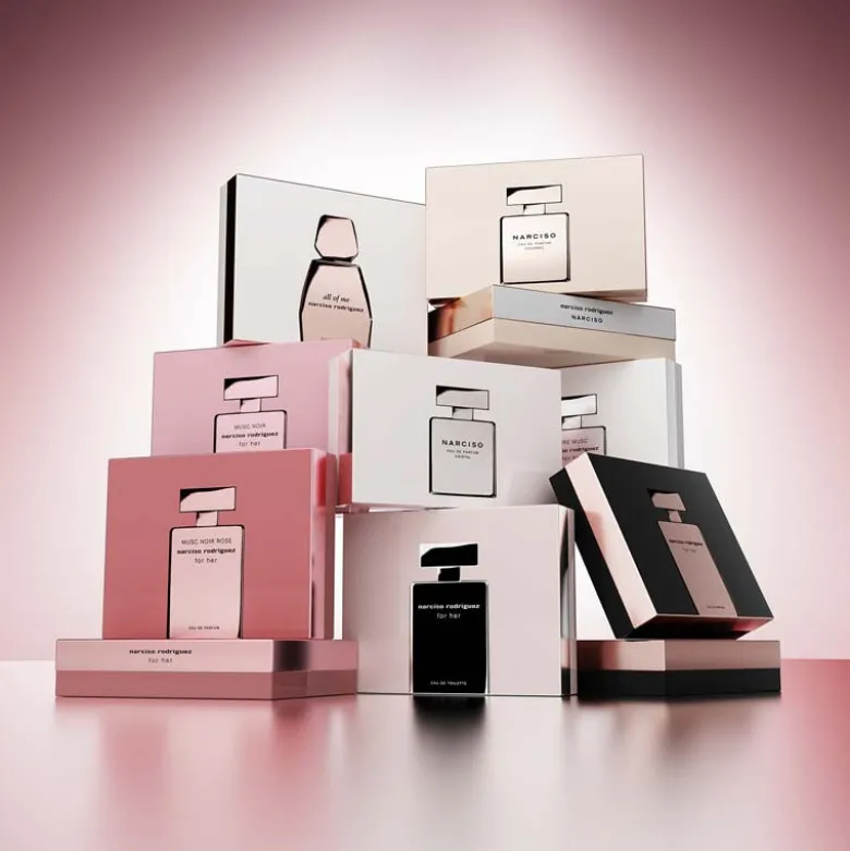 Narciso Rodriguez For Her MUSC NOIR ROSE Confezione 50 ML Eau de Parfum + 50 ML Body Lotion + 50 ML Shower Gel