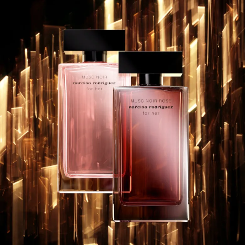 Narciso Rodriguez For Her MUSC NOIR ROSE Confezione 50 ML Eau de Parfum + 50 ML Body Lotion + 50 ML Shower Gel