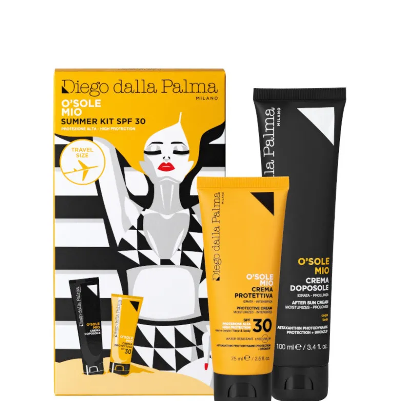 O'Sole Mio KIT SOLARE Crema Protettiva SPF 30 + Doposole Viso / Corpo 75 ML Crema Solare SPF 30 + 100 ML Crema Doposole