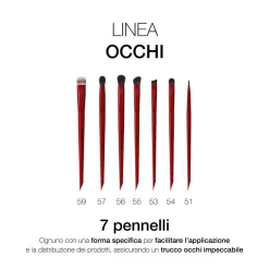 Pennello Occhi per Sfumature di Precisione