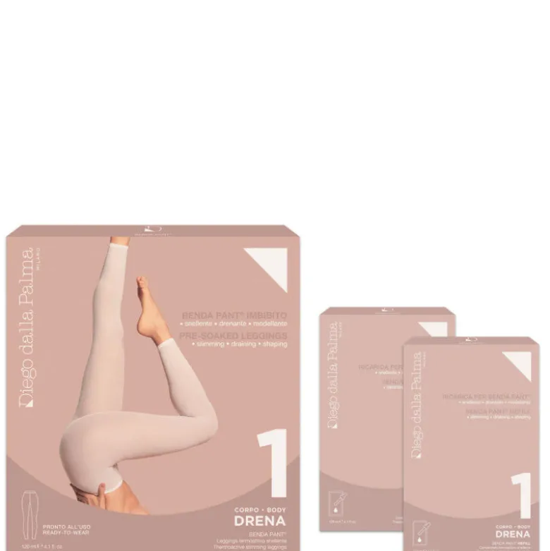 TRIPACK DRENA - BENDA PANT® + RICARICHE PANTALONI IN CARTENE + 2 RICARICHE BENDA PANT: BUSTA MONODOSE 120 ml