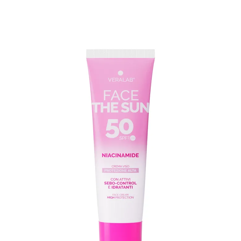 Veralab Face the Sun Niacinamide Crema Viso SPF50