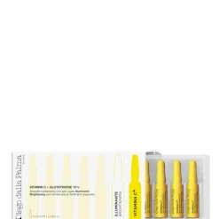 VITAMINA C + GLUTATHIONE 15% - Ampolle trattamento urto anti rughe illuminanti 7x1,5ml cad fiala