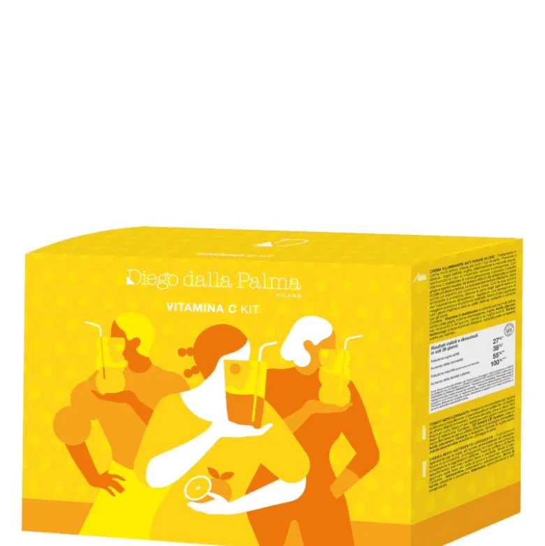 Vitamina C Kit 50 ML Crema Viso + 50 ML Tonico Siero Viso + 30 ML Crema Mani + Beauty White